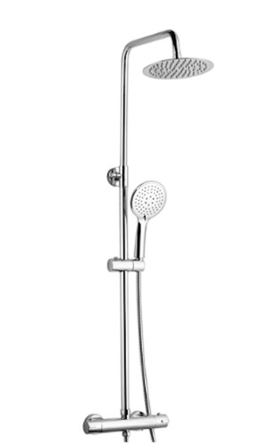 Round thermostatic mixer - round,